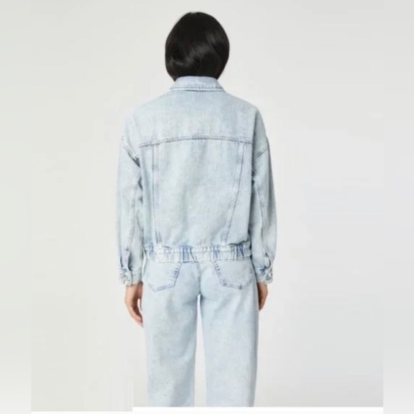 MAVI Linda 90’s Bleached‎ 90’s all love Denim Trucker jean Jacket size small new - Picture 11 of 11